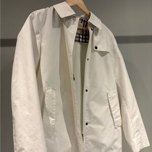 Burberry White Trench Coat